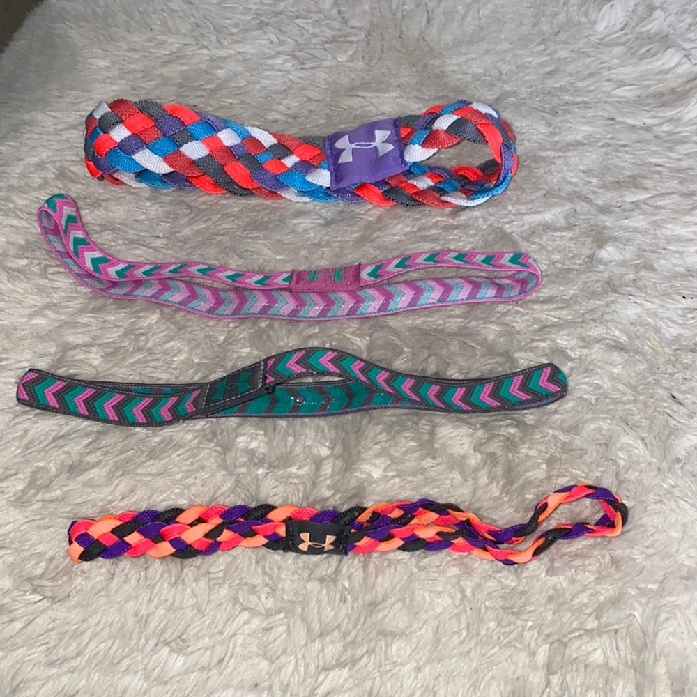 Under Armor headbands bundle of 4